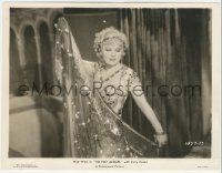 3t1412 I'M NO ANGEL 8x10.25 still 1933 great close up of Mae West in incredible dress!