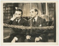 3t1415 INVISIBLE RAY 8x10.25 still 1936 great close up of Bela Lugosi & Kingsford behind rope!