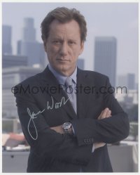 3t1084 JAMES WOODS signed color 8x10 REPRO photo 2000s wearing suit & tie with his arms crossed!