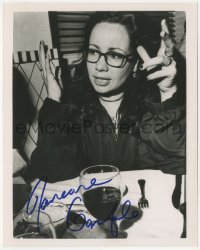 3t1152 JANEANE GAROFALO signed 8x10 REPRO photo 2000s close up of the comedienne in restaurant!