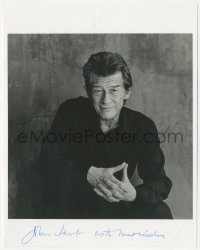 3t1158 JOHN HURT signed 8x10 REPRO photo 2000s great portrait later in his career!