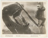 3t1428 KING KONG 8x10.25 still R1942 great special effects image of dinosaur attacking man in tree!