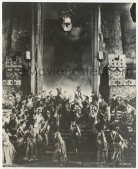 3t1427 KING KONG 7.5x9.25 still 1933 great FX image of Kong at huge gate, possibly from re-release!