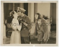 3t1451 MOCKERY 8x10.25 still 1927 Lon Chaney Sr. watches Ricardo Cortez kiss Barbara Bedford!