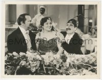 3t1459 NIGHT AT THE OPERA 8x10.25 still 1935 Groucho Marx, Maargaret Dumont & Sig Ruman at party!