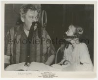 3t1460 NIGHT OF THE HUNTER candid 8.25x10 still 1955 Charles Laughton & Sally Jane Bruce clowning!