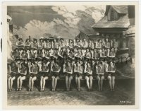 3t1471 PARAMOUNT ON PARADE 8x10.25 still 1930 Maurice Chevalier w/girls in Apache caps by Schoenbaum