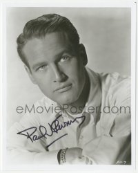 3t1174 PAUL NEWMAN signed 8x10 REPRO photo 1980s great close portrait of the handsome leading man!