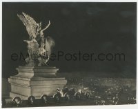 3t1479 PHANTOM OF THE OPERA 7.25x9.25 still 1925 incredible image of Lon Chaney on top of building!