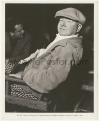 3t1482 POPPY candid 8.25x10 still 1936 close up of W.C. Fields relaxing in his chair on set!