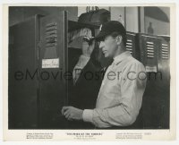 3t1483 PRIDE OF THE YANKEES 8x10 still 1942 Gary Cooper as baseball legend Lou Gehrig in locker room!