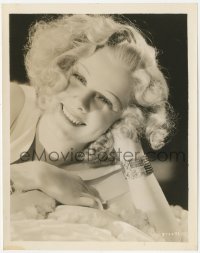 3t1493 RIFFRAFF 8x10.25 still 1936 wonderful smiling super close up of Jean Harlow!