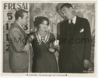 3t1501 SATURDAY NIGHT KID 7.75x9.75 still 1929 Clara Bow fends off James Hall & Eddie Dunn!