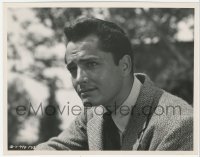 3t1502 SATURDAY'S HERO 8x10.25 still 1951 super close portrait of handsome John Derek by Christie!