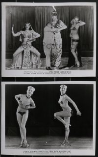 3t1694 STRIP TEASE MURDER CASE 2 8x10 stills 1950 battle of sexy stripteasers, murder steals show!