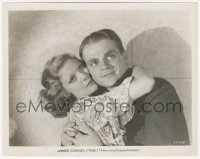 3t1533 TAXI 8x10.25 still 1932 wonderful c/u of beautiful Loretta Young & James Cagney hugging!