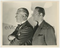 3t1534 TERROR BY NIGHT 8x10 still 1946 wonderful profile portrait of Sherlock Holmes & Watson!