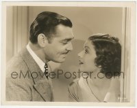 3t1548 WIFE VERSUS SECRETARY 8x10.25 still 1936 great c/u of happy Clark Gable & sexy Myrna Loy!