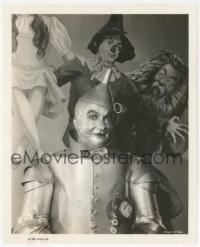 3t1553 WIZARD OF OZ 8.25x10 still 1939 Tin Man Jack Haley by poster art of Garland, Bolger & Lahr!