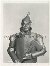 3t1554 WIZARD OF OZ 7.5x10 still 1939 posed portrait of Jack Haley as the Tin Woodman holding axe!