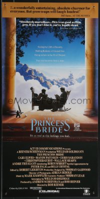 3t0483 PRINCESS BRIDE Aust daybill 1987 Rob Reiner fantasy classic as real as the feelings you feel!