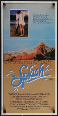 3t0488 SPLASH Aust daybill 1984 Tom Hanks loves mermaid Daryl Hannah in New York City!