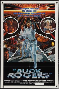 3t0808 BUCK ROGERS style B 1sh 1979 classic sci-fi comic strip, Gadino art of Erin Gray & Gil Gerard