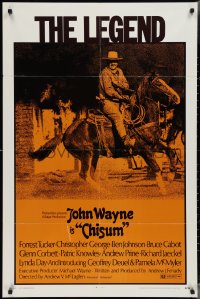 3t0812 CHISUM 1sh 1970 BIG John Wayne, the legend, the hero, the man, the winner, the western!