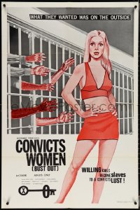 3t0819 CONVICTS WOMEN 1sh 1970 willing girls become slaves, what they wanted was on the outside!