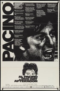 3t0828 DOG DAY AFTERNOON 1sh 1975 different image of Al Pacino, ultra rare reviews style!