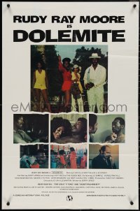 3t0832 DOLEMITE int'l 23x35 1sh 1975 Martin, Lady Reed, Rudy Ray Moore, different & ultra rare!