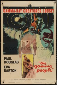 3t0864 GAMMA PEOPLE 1sh 1956 G-gun paralyzes nation, great image of hypnotized Gamma people!