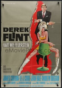 3t0305 IN LIKE FLINT German 1967 secret agent James Coburn & Jean Hale by Klaus Rutters!