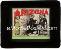 3t1197 ARIZONA style B glass slide 1931 young soldier John Wayne, Laura La Plante, ultra rare!