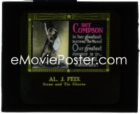 3t1201 BETTY COMPSON advertising glass slide 1920s in her greatest success The Moose!