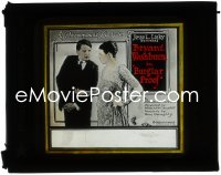 3t1213 BURGLAR PROOF glass slide 1920 Bryant Washburn finds love a second time with Lois Wilson!