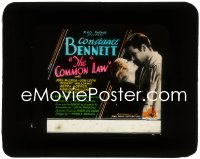 3t1225 COMMON LAW glass slide 1931 handsome young Joel McCrea & Constance Bennett, very rare!