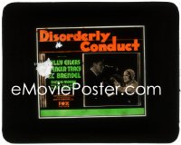 3t1231 DISORDERLY CONDUCT glass slide 1931 Sally Eilers in car smiling at cop Spencer Tracy, rare!