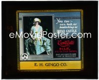 3t1246 IRENE CASTLE advertising glass slide 1920s you too can look as bewitching as she does!