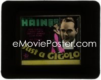 3t1250 JUST A GIGOLO glass slide 1931 close up of William Haines & dancing with Irene Purcell, rare!