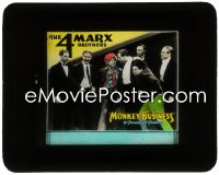 3t1265 MONKEY BUSINESS glass slide 1931 great image of all 4 Marx Brothers including Zeppo, rare!