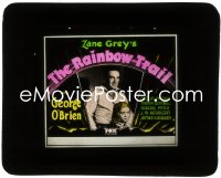 3t1282 RAINBOW TRAIL glass slide 1932 Zane Grey, George O'Brian, Minna Gombell, ultra rare!