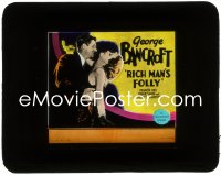 3t1285 RICH MAN'S FOLLY glass slide 1931 George Bancroft embracing sexy Frances Dee, ultra rare!