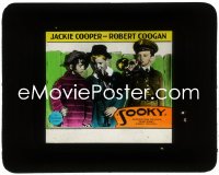 3t1294 SOOKY glass slide 1931 child stars Jackie Cooper, Robert Coogan & Skippy, ultra rare!