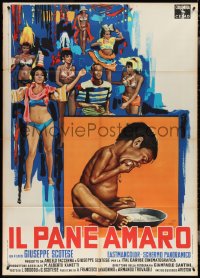 3t0086 IL PANE AMARO Italian 1p 1968 Giuseppe Scotese world hunger documentary, Enzo Sciotti art!