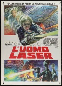 3t0096 LASERBLAST Italian 1p 1978 completely different art of aliens attacking by Sciotti, rare!