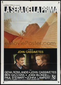 3t0114 OPENING NIGHT Italian 1p 1978 star/direct John Cassavetes, Gena Rowlands, different image!