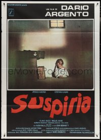 3t0127 SUSPIRIA Italian 1p 1977 classic Dario Argento horror, Stefania Casini, red title style!