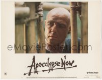 3t0645 APOCALYPSE NOW LC #3 1979 Francis Ford Coppola, best close up of Marlon Brando as Kurtz!