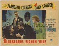 3t0651 BLUEBEARD'S EIGHTH WIFE LC 1938 Gary Cooper, Claudette Colbert, classic Ernst Lubitsch comedy!